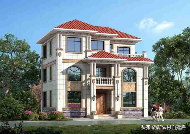 端莊素雅的一款農(nóng)村自建房，簡約美觀，過高品質(zhì)生活！