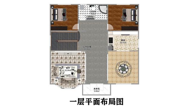 多層露臺的外部裝飾寬敞明亮，三層布局堅固，非常適合我們現(xiàn)在的年輕人，外觀大氣、生活休閑。
