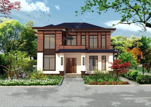 自我建設(shè)的現(xiàn)代風(fēng)格也是新農(nóng)村建設(shè)的一大特色。它的外觀簡(jiǎn)單、自然、美觀。如果你想建造一座非常特別的房子，你絕對(duì)不會(huì)在選擇這種類型的房子!