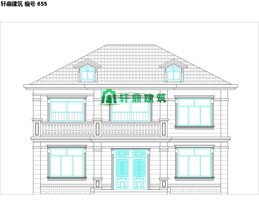 經(jīng)典現(xiàn)代自建小別墅設計施工圖06.jpg