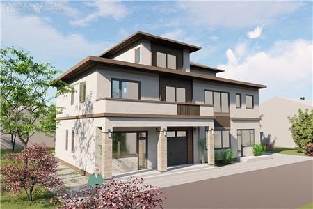 新中國風(fēng)格的農(nóng)村自建住宅